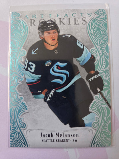 Jacob Melanson Sky Blue Artifacts Hockey Artifacts Rookies #191 [Seattle Kraken]
