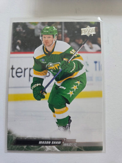 Mason Shaw Upper Deck Extended Series #573 [Minnesota Wild]