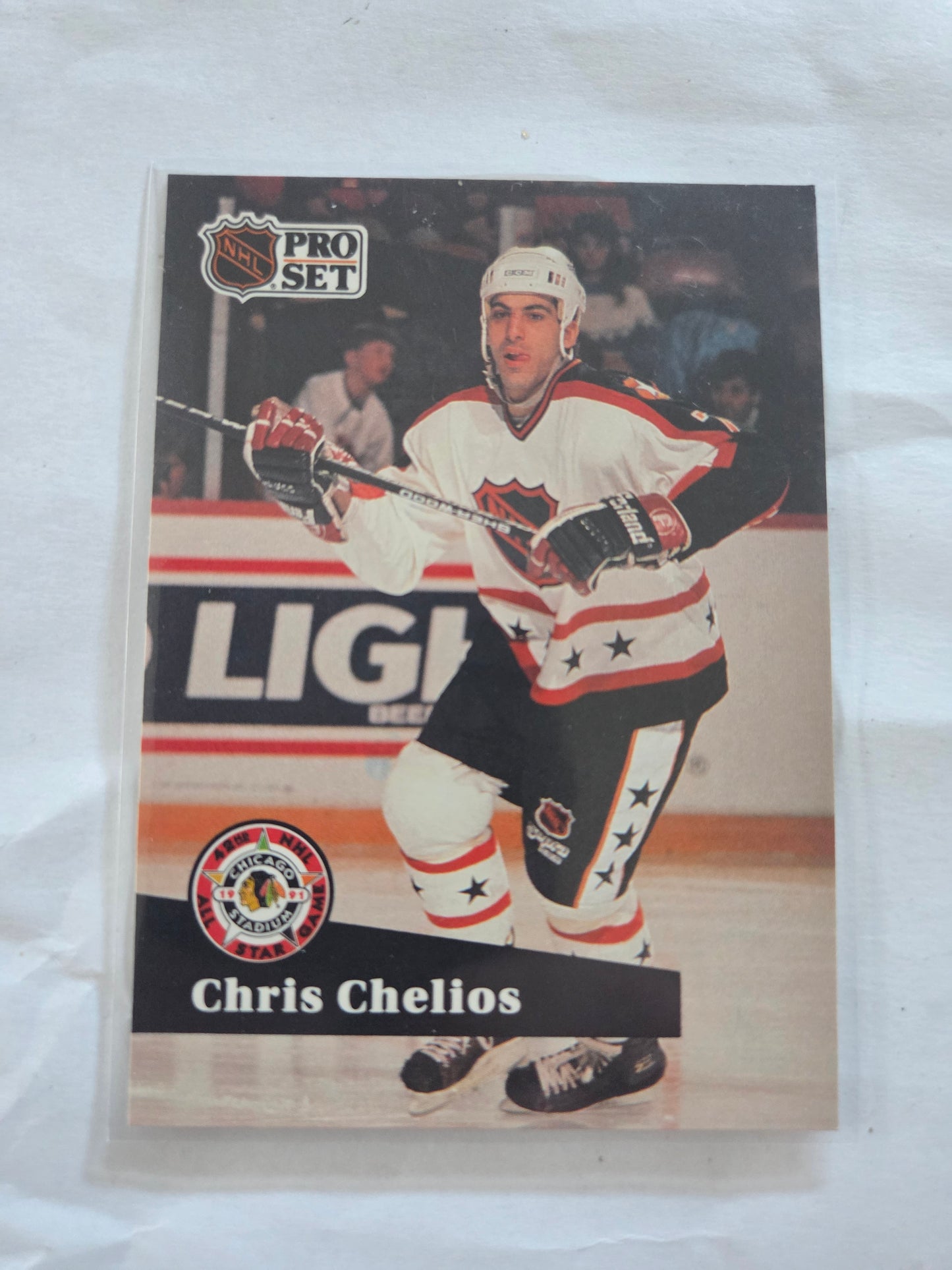 Chris Chelios French NHL Pro Set #278 [Chicago Blackhawks]