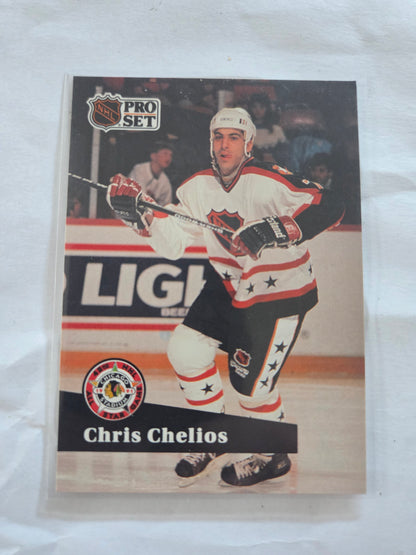 Chris Chelios French NHL Pro Set #278 [Chicago Blackhawks]