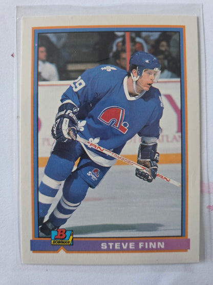 Steve Finn Bowman #140 [Quebec Nordiques]