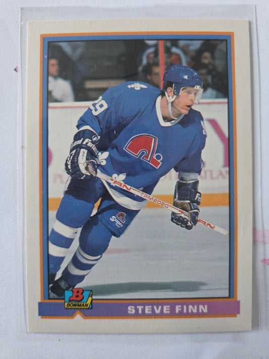 Steve Finn Bowman #140 [Quebec Nordiques]