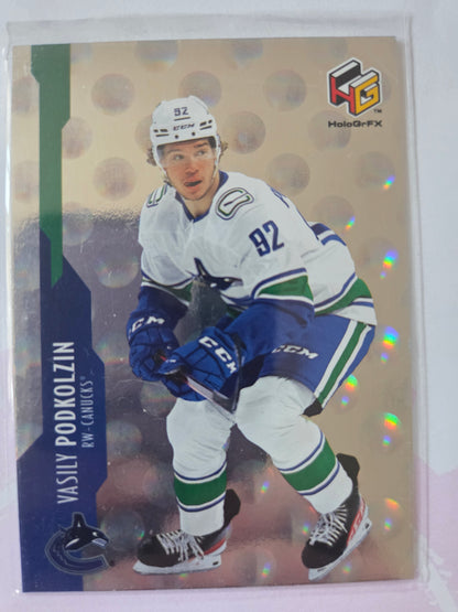 Vasily Podkolzin Upper Deck Extended Series HoloGrFx [Vancouver Canucks]