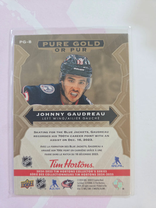 Johnny Gaudreau Upper Deck Pure Gold [Columbus Blue Jackets]