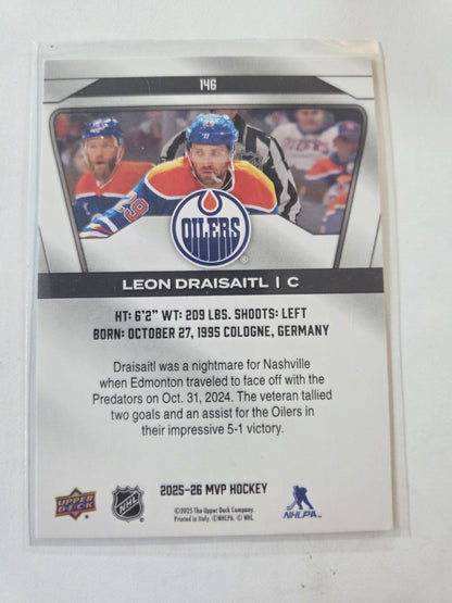 Leon Draisaitl Upper Deck MVP Hockey #146 [Edmonton Oilers]