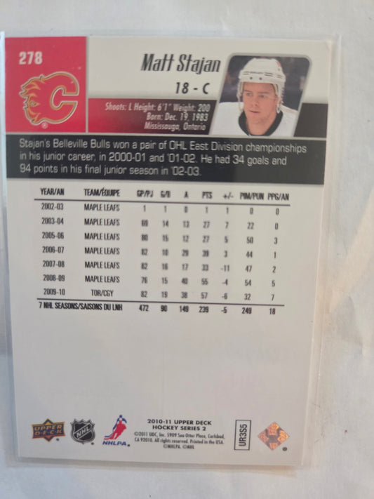 Matt Stajan Upper Deck Series 2 #278 [Calgary Flames]