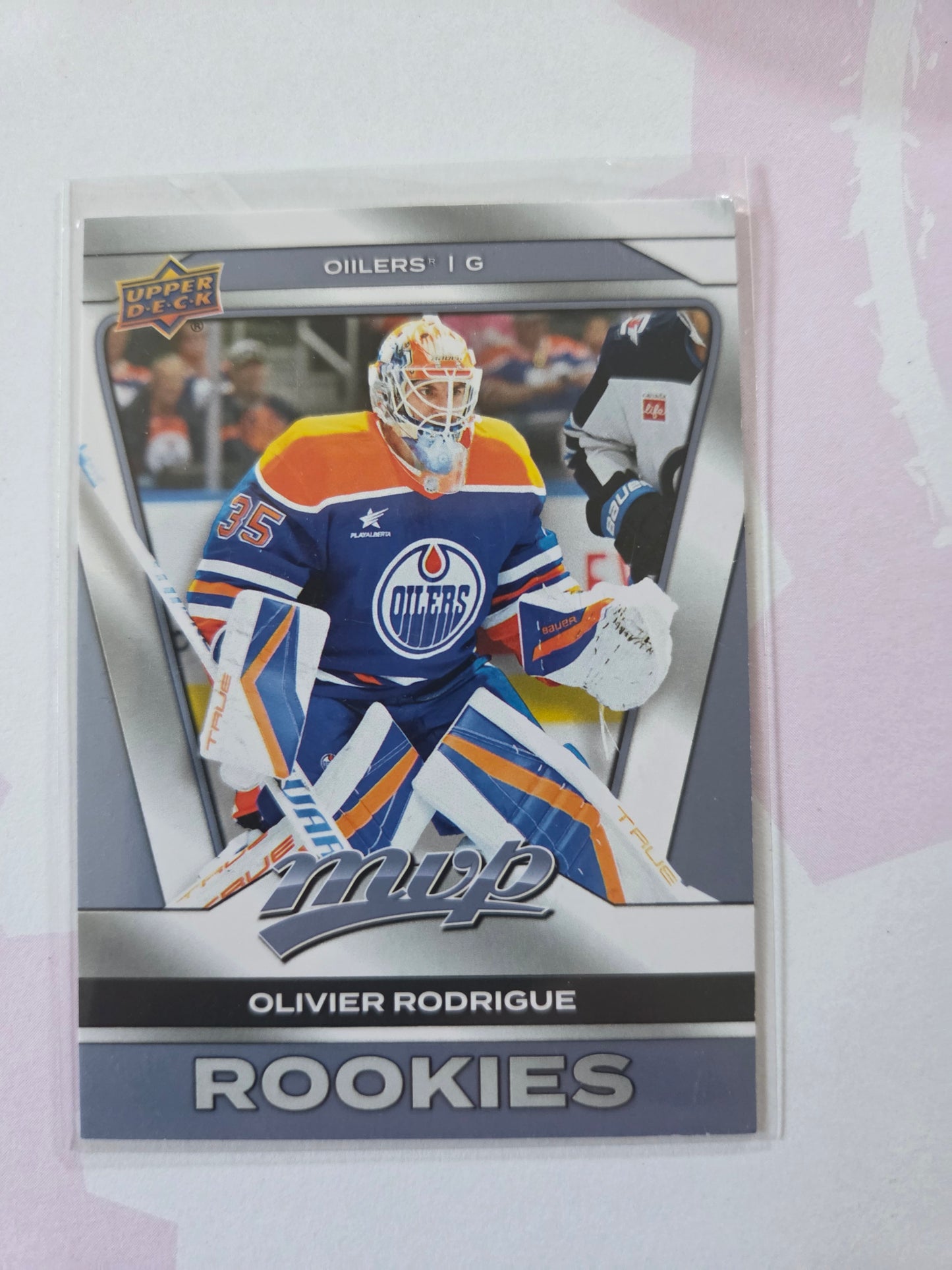 Olivier Rodrigue Upper Deck MVP Hockey Rookies #247 [Edmonton Oilers]