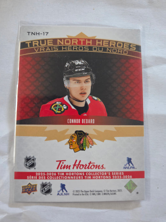 Connor Bedard Upper Deck True North Heroes [Chicago Blackhawks]
