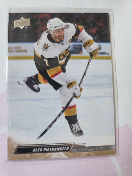Alex Pietrangelo Upper Deck Series 2 #433 [Las Vegas Golden Knights]