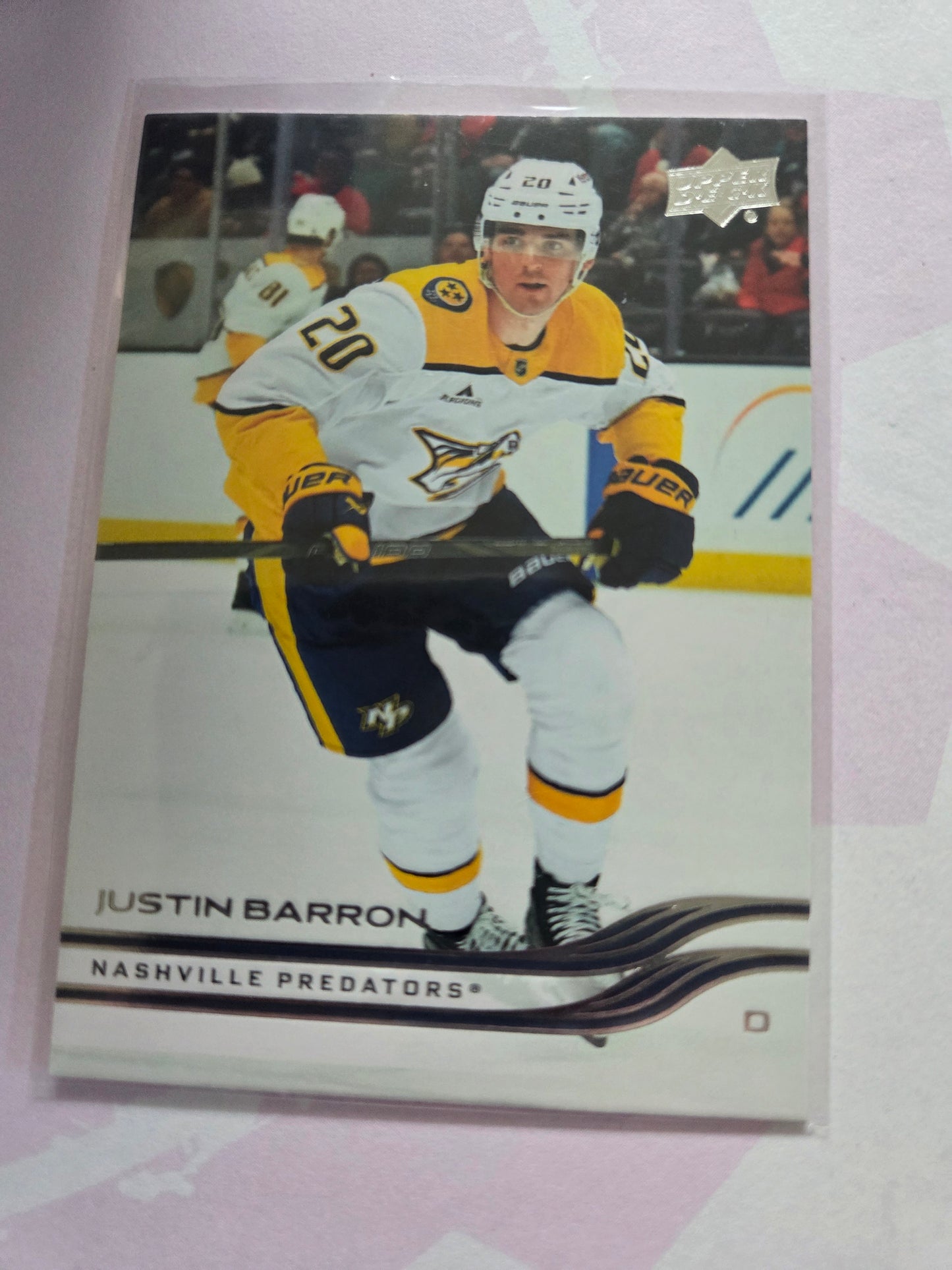 Justin Barron Upper Deck Series 2 #349 [Nashville Predators]