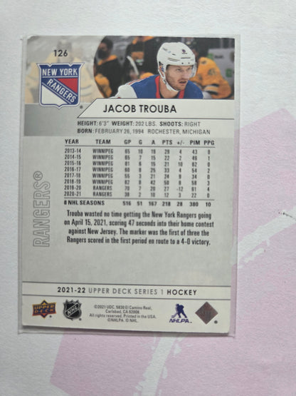 Jacob Trouba Upper Deck Series 1 #126 [New York Rangers]