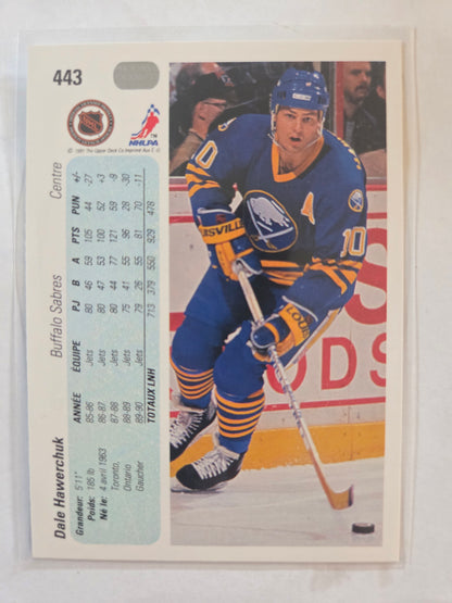 Dale Hawerchuk 90/91 Upper Deck #443 [Buffalo Sabres]