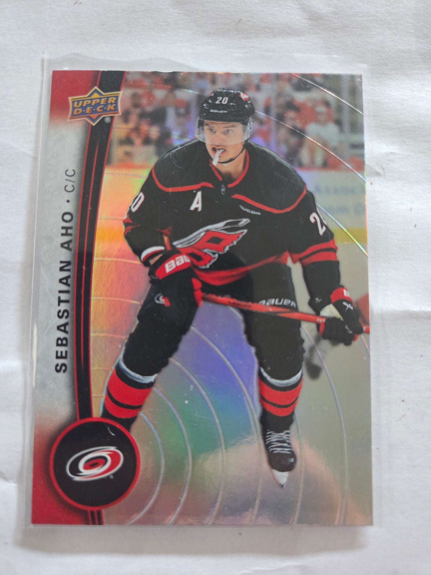 Sebastian Aho Tim Hortons Upper Deck #120 [Carolina Hurricanes]