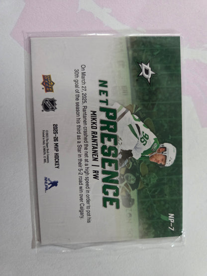 Mikko Rantanen Upper Deck MVP Hockey MVP Net Presence [Dallas Stars]