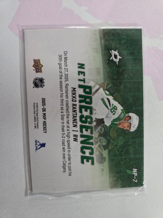 Mikko Rantanen Upper Deck MVP Hockey MVP Net Presence [Dallas Stars]