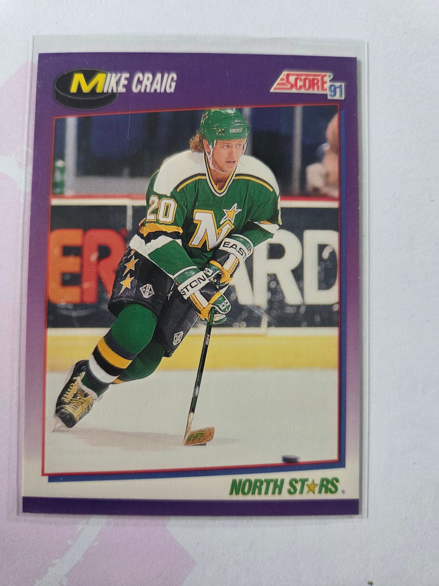 Mike Craig 91 NHL Score #181 [Minnesota North Stars]