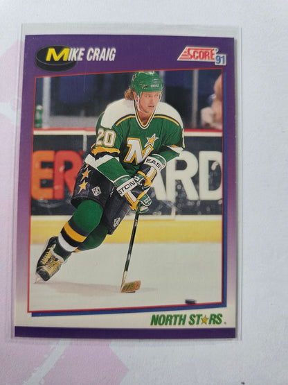 Mike Craig 91 NHL Score #181 [Minnesota North Stars]