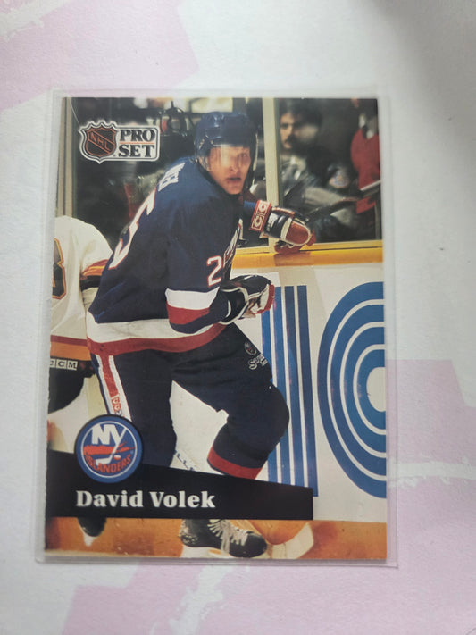 David Volek French NHL Pro Set #147 [New York Islanders]