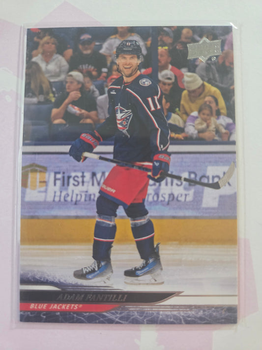 Adam Fantilli Upper Deck Series 1 #54 [Columbus Blue Jackets]