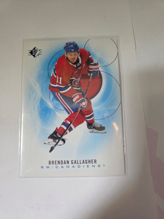 Brendan Gallagher Blue SP Hockey #65 [Montreal Canadians]