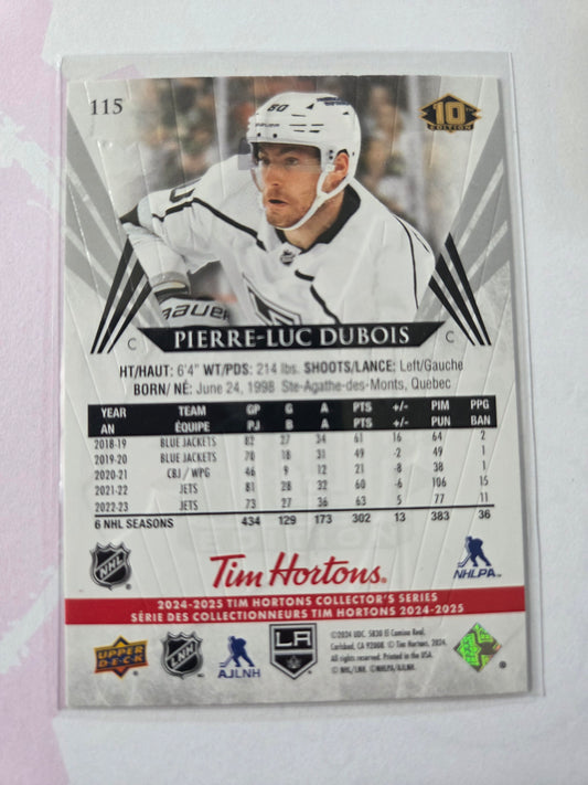 Pierre-Luc Dubois Upper Deck 10th Edition #115 [Los Angeles Kings]