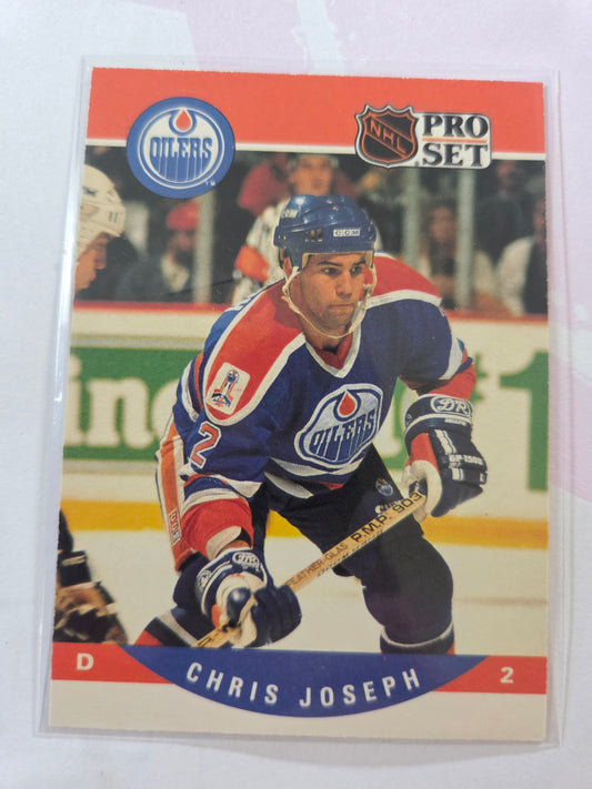 Chris Joseph NHL Pro Set #443 [Edmonton Oilers]