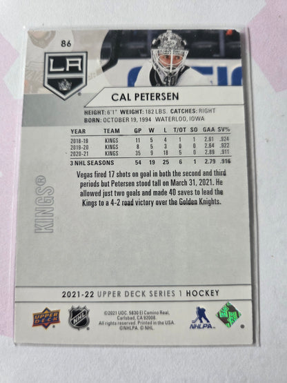 Cal Peterson Upper Deck Series 1 #86 [Los Angeles Kings]