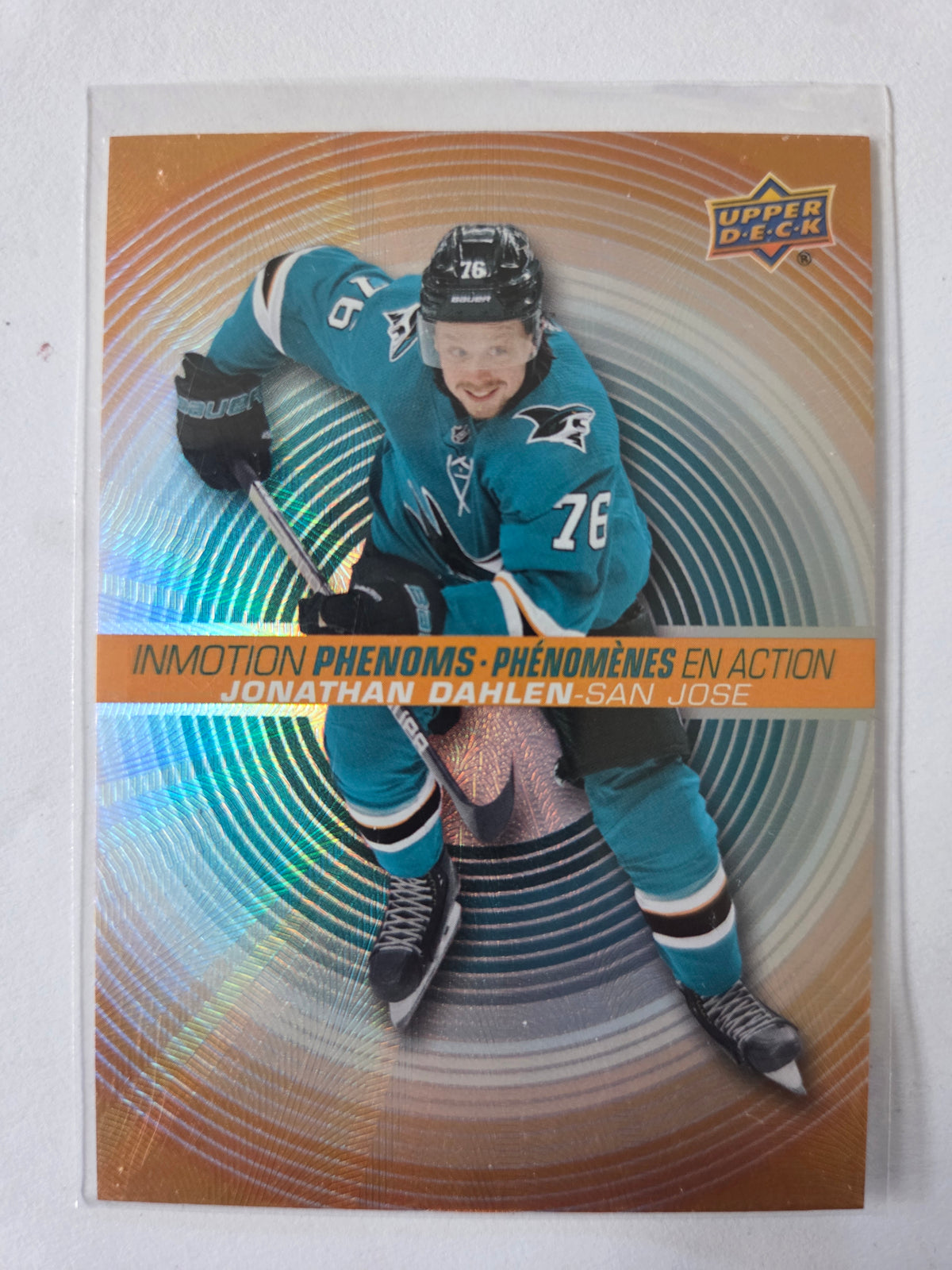 Jonathan Dahlen Upper Deck Inmotion Phenoms [San Jose Sharks]
