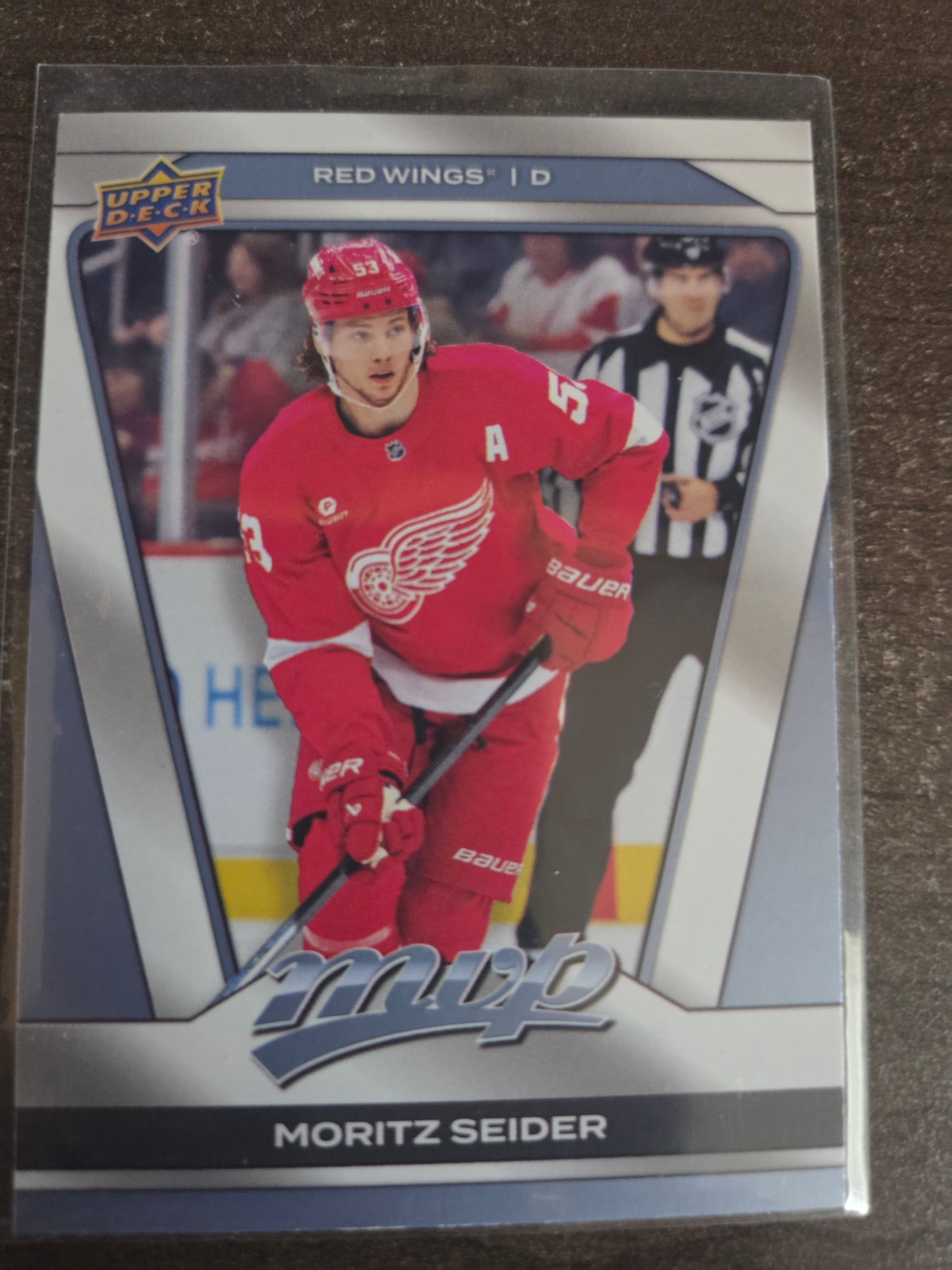 Moritz Seider Upper Deck MVP Hockey #165 [Detroit Red Wings]