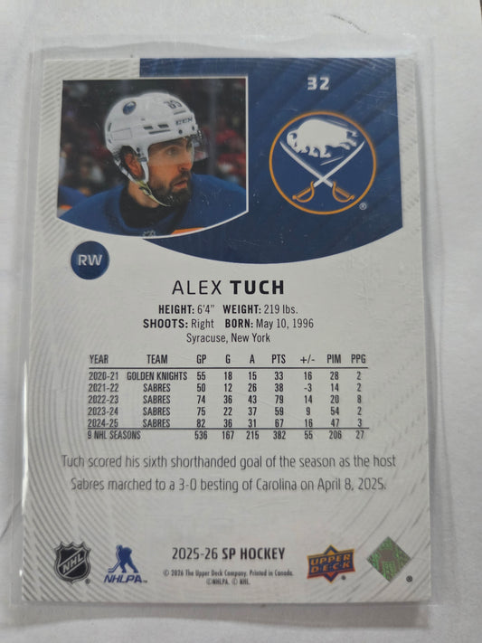Alex Tuch SP Hockey #32 [Buffalo Sabres]