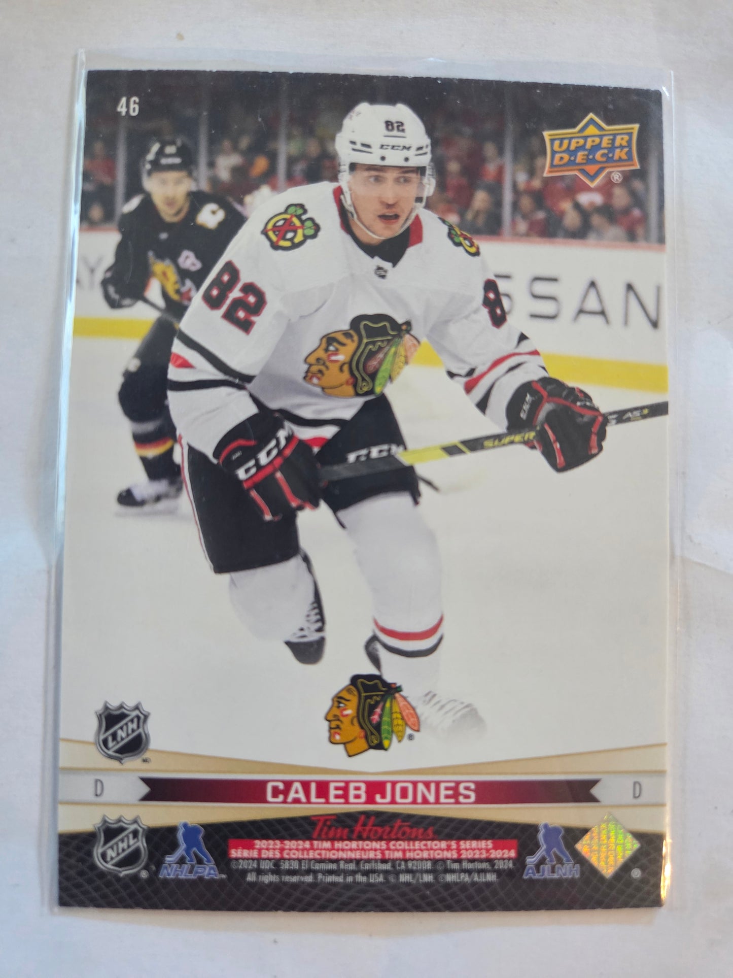 Seth Jones/Caleb Jones Upper Deck Tim Hortons #46 [Chicago Blackhawks]