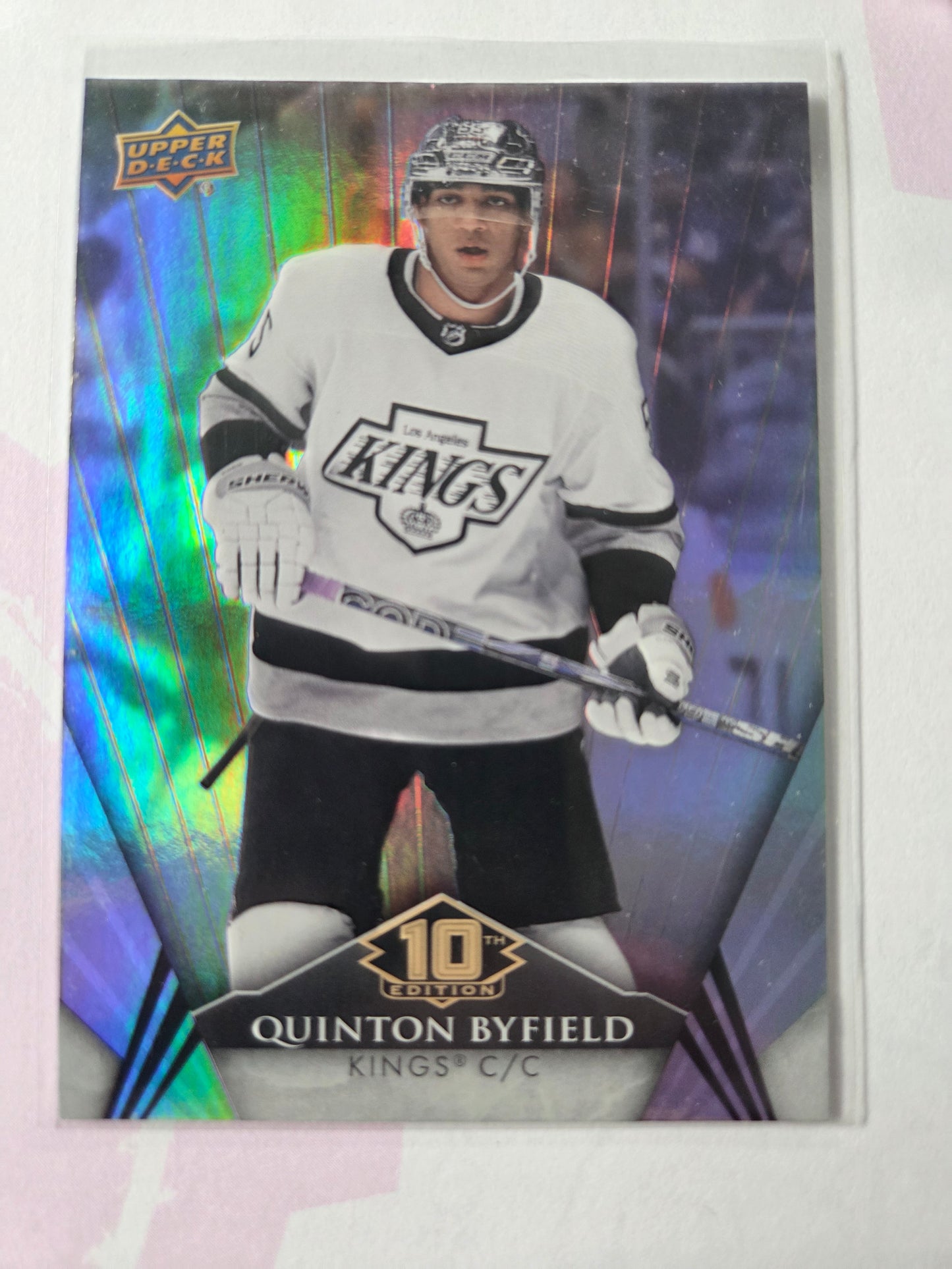Quinton Byfield Upper Deck 10th Edition #11 [Los Angeles Kings]