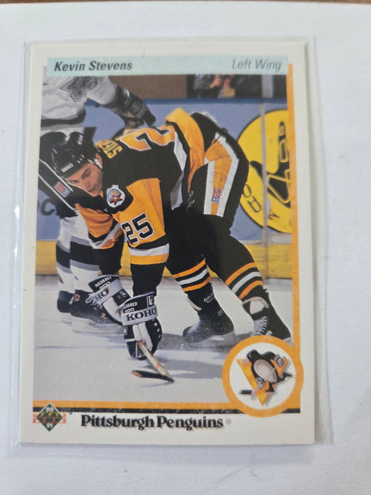 Kevin Stevens 90-91 Upper Deck #14 [Pittsburgh Penguins]