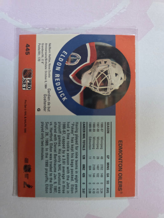 Eldon Reddick NHL Pro Set #445 [Edmonton Oilers]