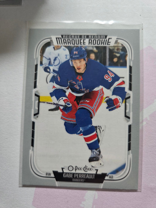 Gabe Perreault O-Pee-Chee Hockey Marquee Rookie #548 [New York Rangers]