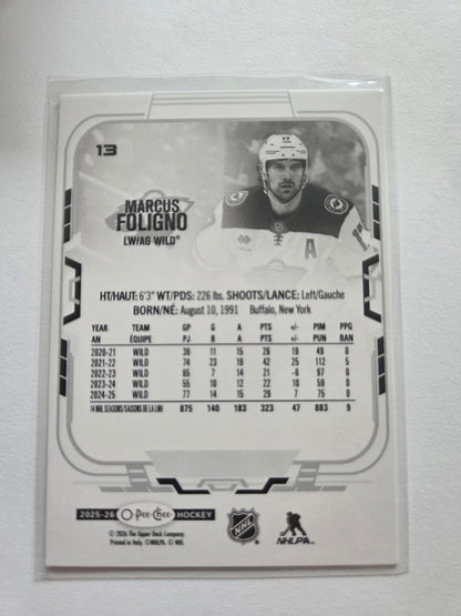 Marcus Foligno O-Pee-Chee Hockey #13 [Minnesota Wild]