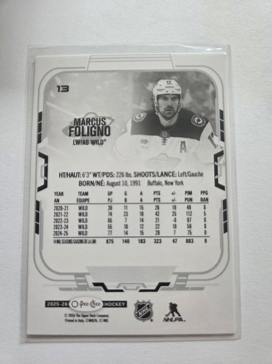 Marcus Foligno O-Pee-Chee Hockey #13 [Minnesota Wild]