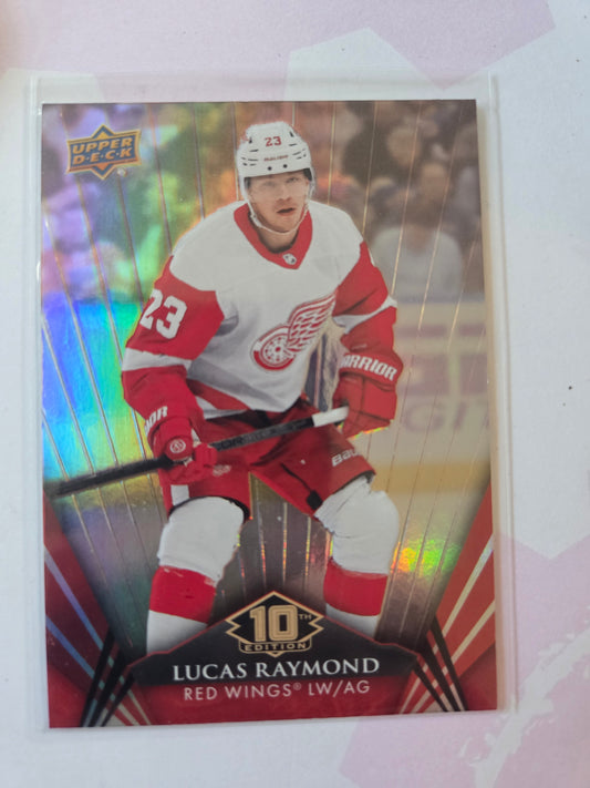 Lucas Raymond Upper Deck 10th Edition #91 [Detroit Red Wings]