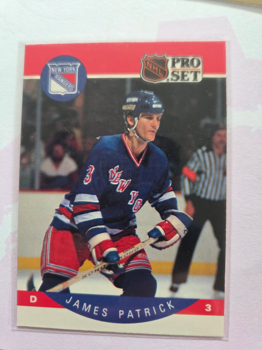 James Patrick NHL Pro Set #207 [New York Rangers]