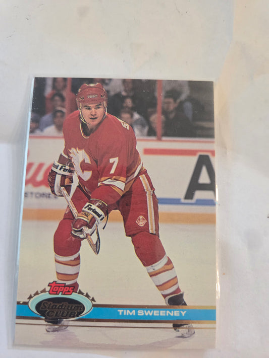 Tim Sweeney NHL Topps Stadium Club #126 [Calgary Flames]