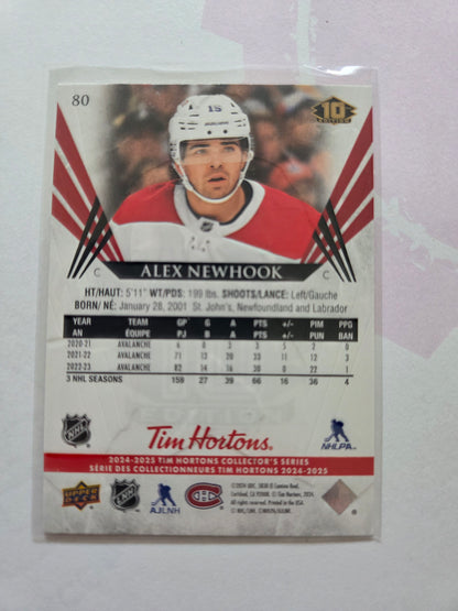 Alex Newhook Upper Deck 10th Edition #80 [Montreal Canadians]