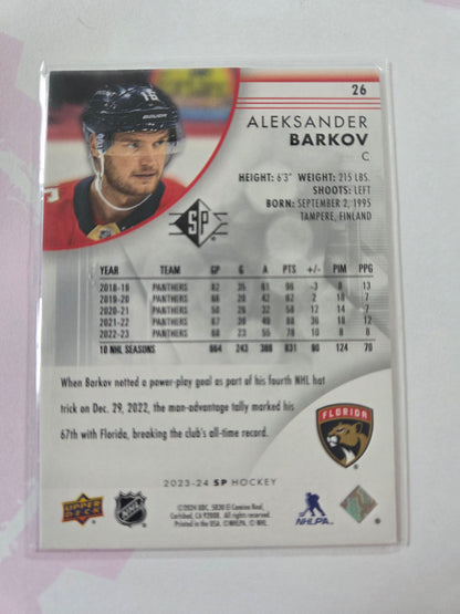 Aleksander Barkov SP Hockey #26 [Florida Panthers]