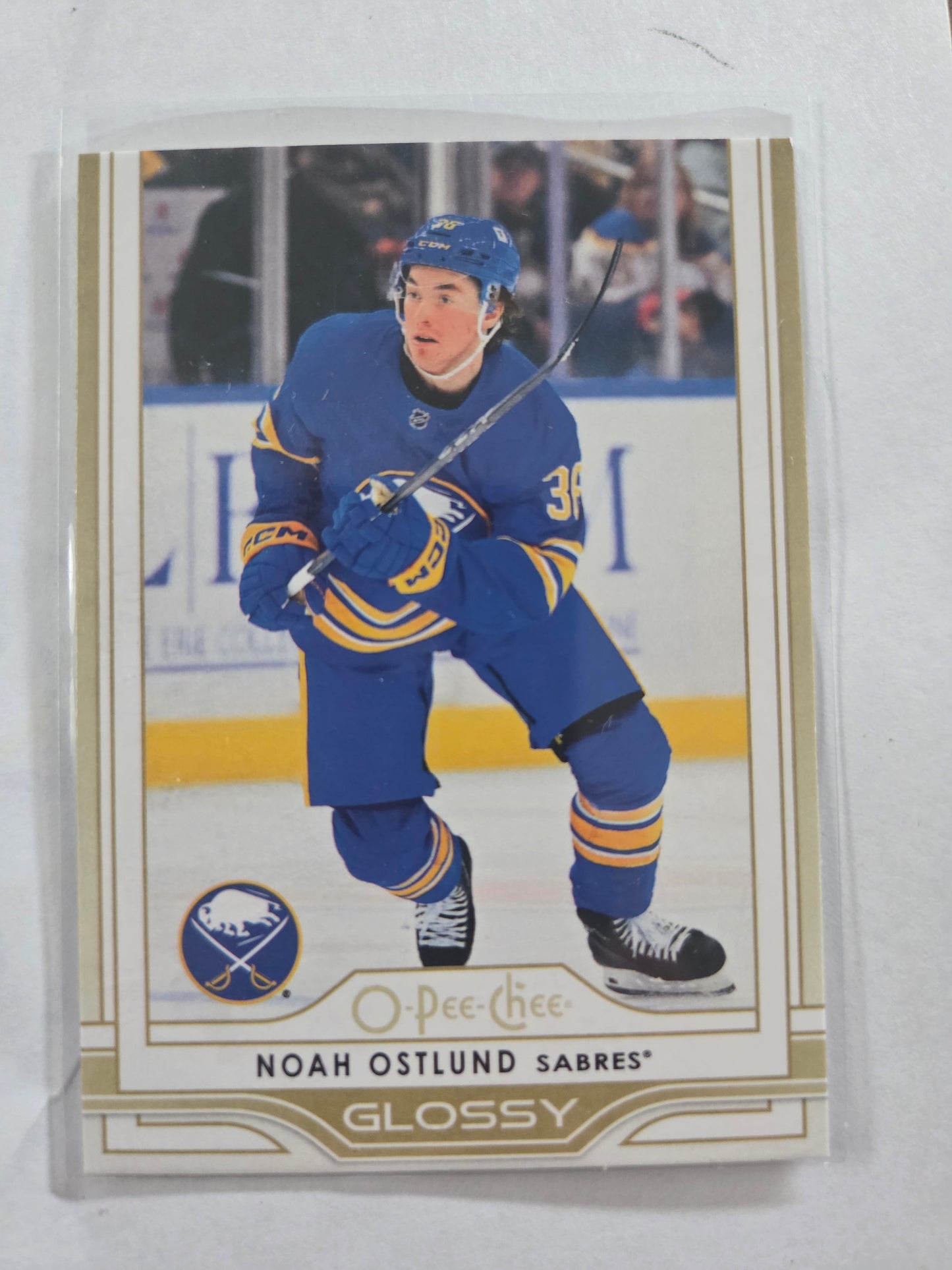 Noah Ostlund Gold Glossy Upper Deck Series 2 [Buffalo Sabres]