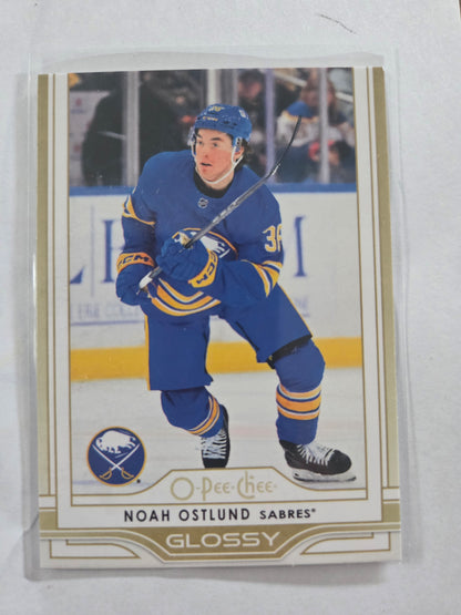 Noah Ostlund Gold Glossy Upper Deck Series 2 [Buffalo Sabres]