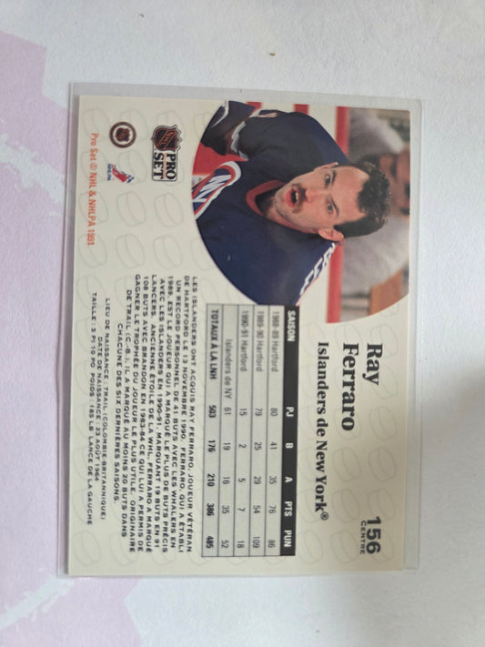 Ray Ferraro French NHL Pro Set #156 [New York Islanders]