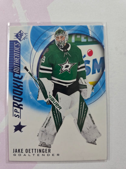 Jake Oettinger Blue SP Hockey #136 [Dallas Stars]