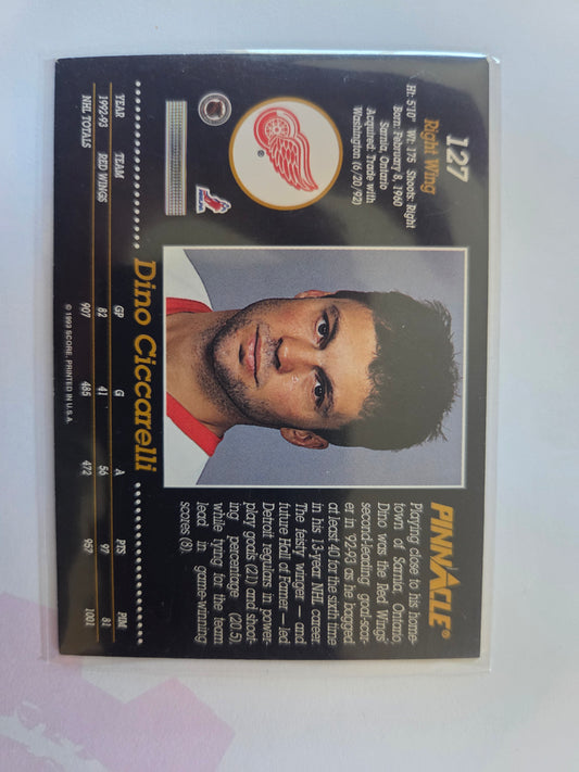 Dino Ciccarelli Pinnacle #127 [Detroit Red Wings]
