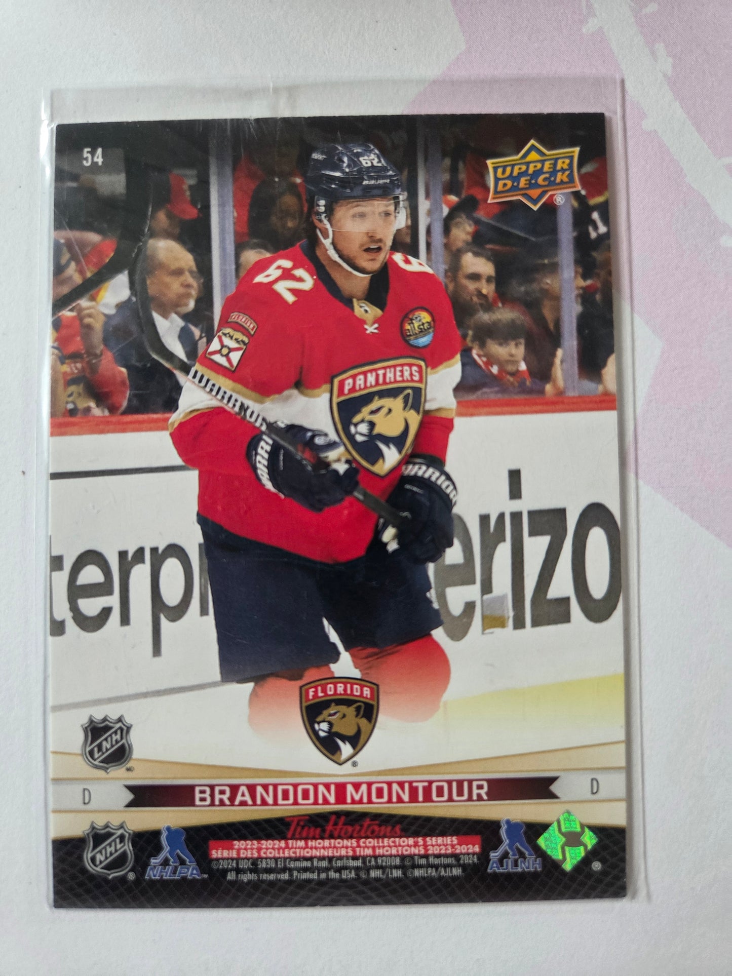 Aaron Ekblad/Brandon Montour Upper Deck Tim Hortons [Florida Panthers]