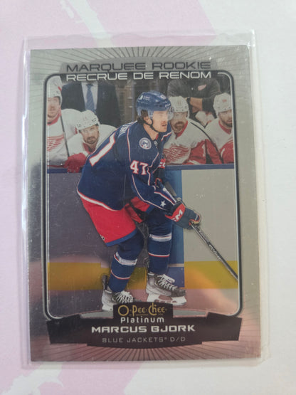 Marcus Bjork O-Pee-Chee Platinum Hockey Marquee Rookie #261 [Columbus Blue Jackets]