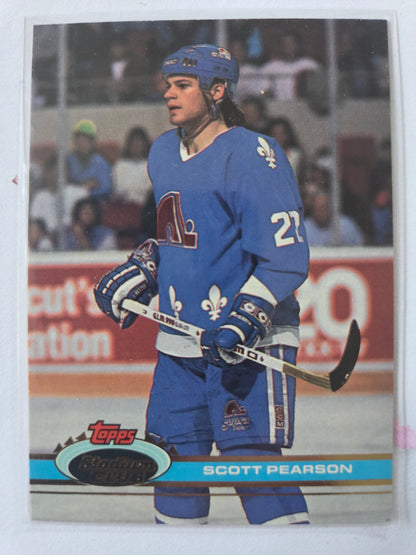 Scott Pearson Topps Stadium Club #178 [Quebec Nordiques]
